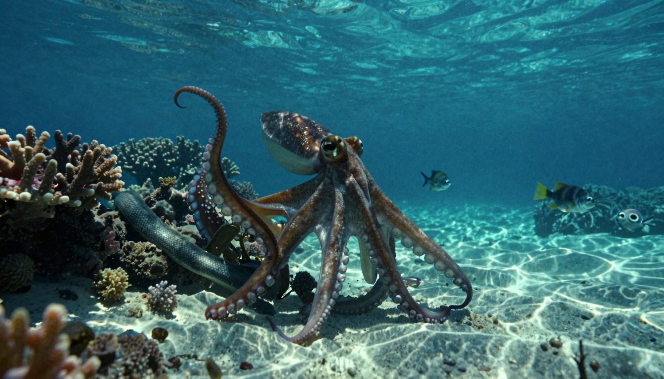 Мастер перевоплощений: как мимический осьминог переписывает правила выживания