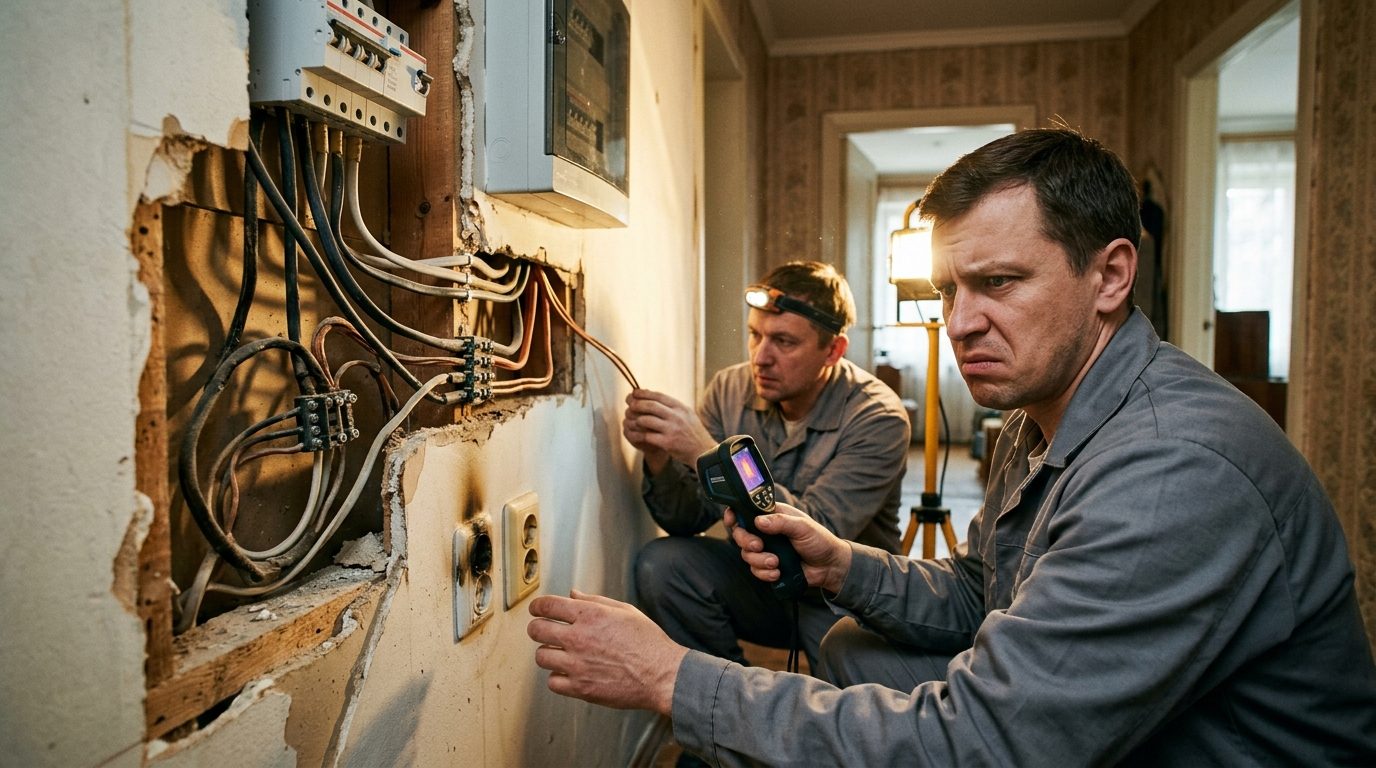 Замена проводки в частном доме Пушкино