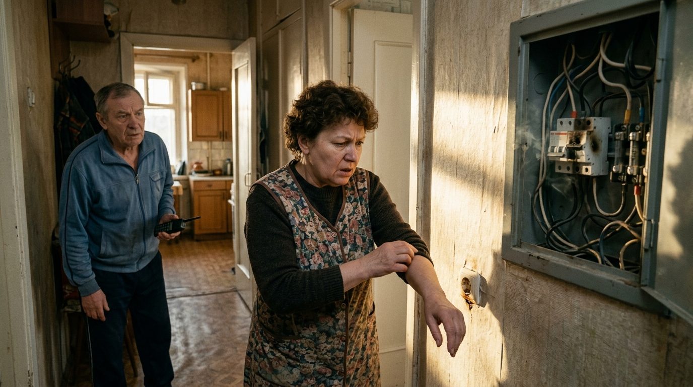 Замена проводки в доме Пушкино